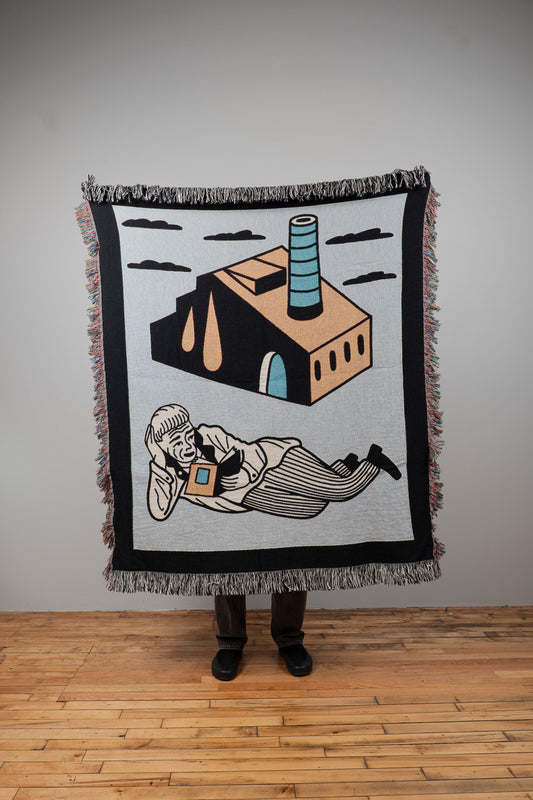 Factory Boy Woven Blanket 50x60 - but.city