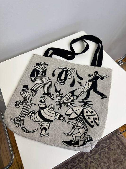 Flash Set Woven Tote Bag - but.city