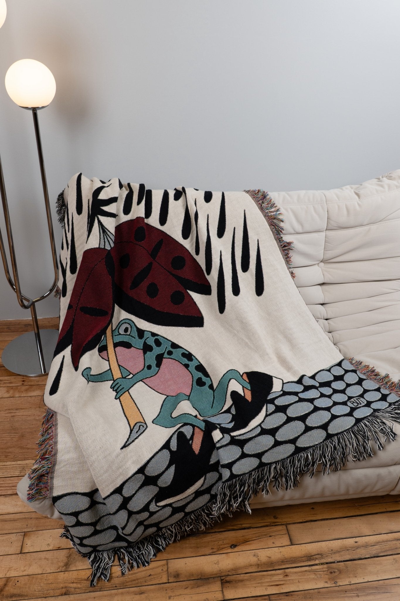 Rainy Toad Woven Blanket 50x60 - but.city