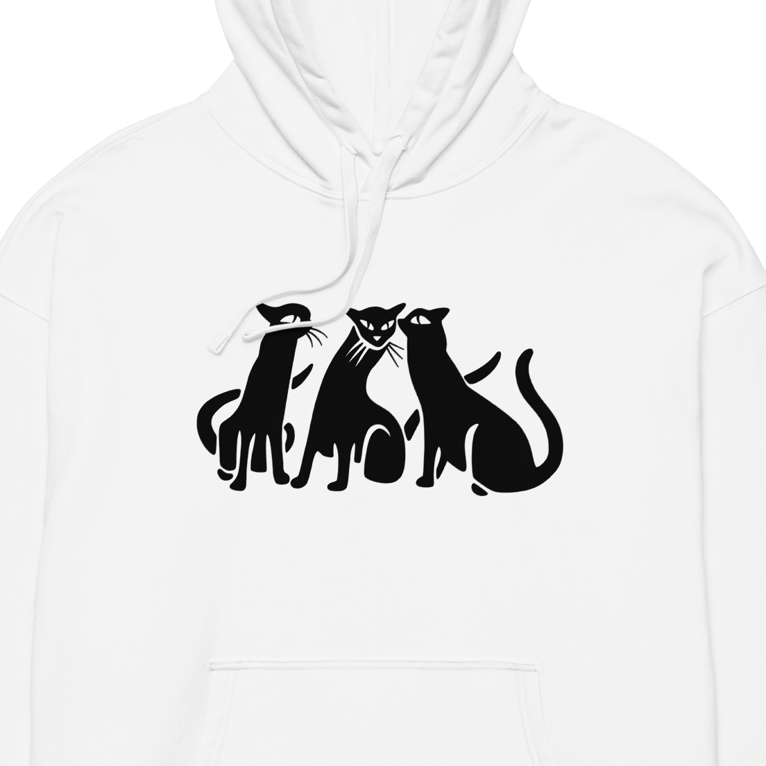 3 Cats Hoodie - but.city