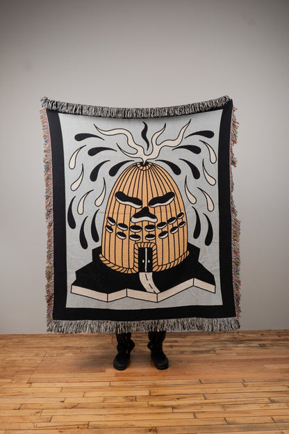 Bee House Woven Blanket 50x60 - but.city