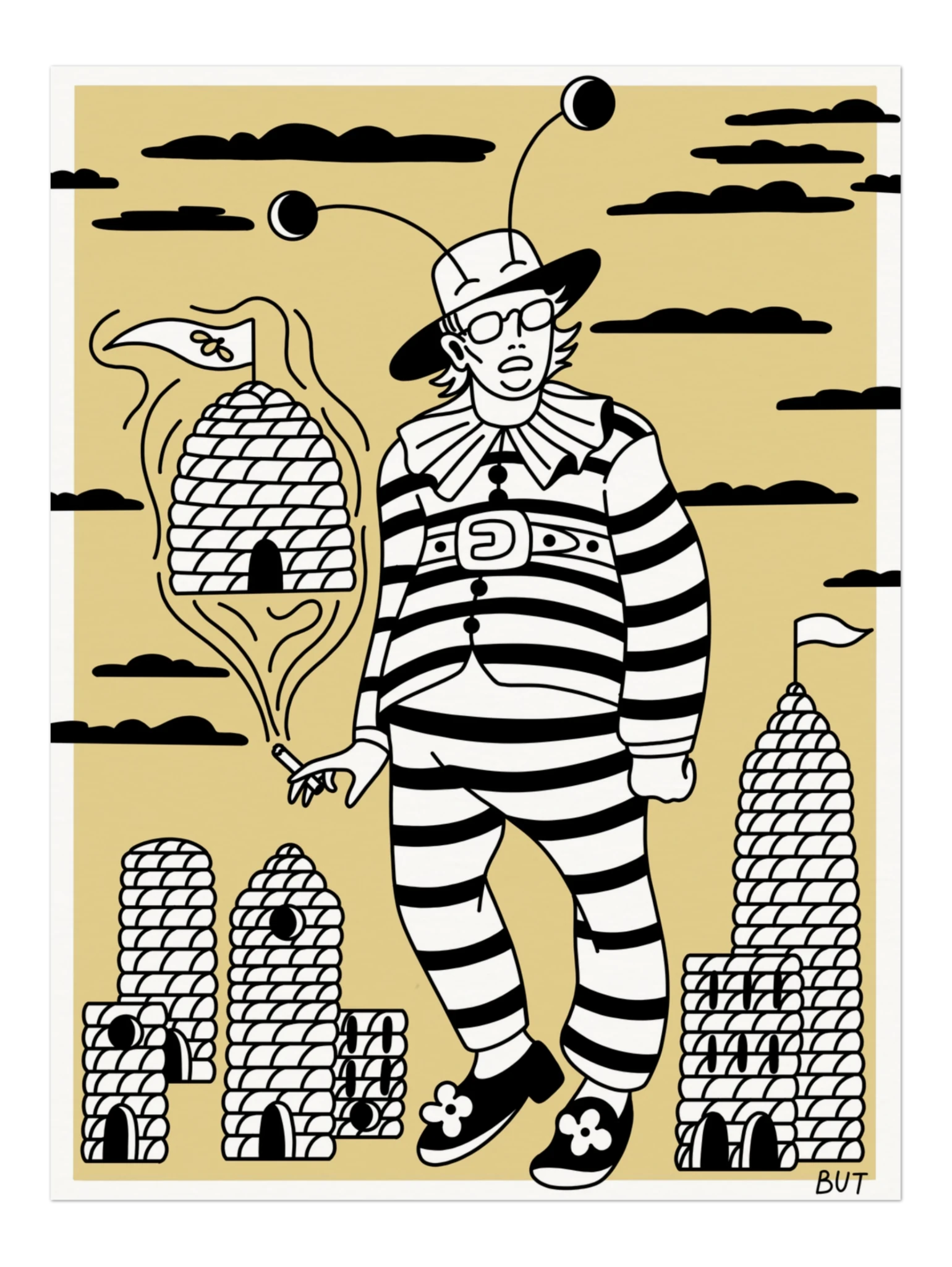 Bee Man Print - 18x24 - but.city