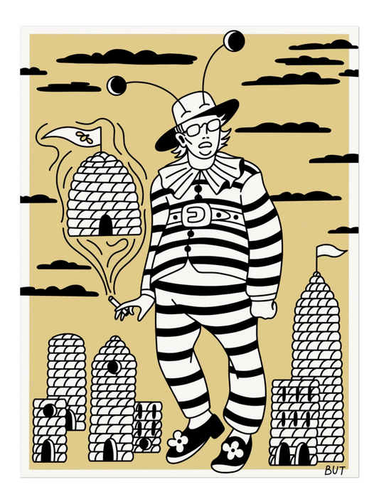 Bee Man Print - 18x24 - but.city