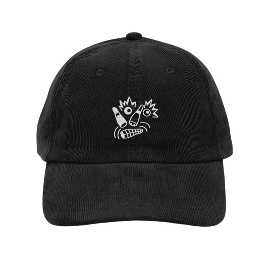 Bowling Face Corduroy Hat - but.city