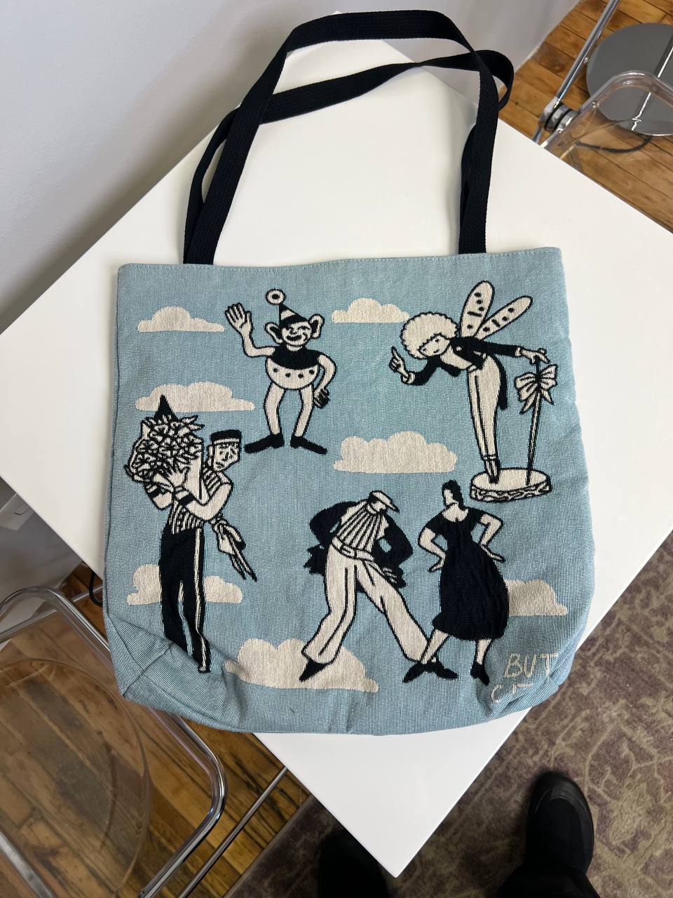 Cloud Party Woven Tote Bag - but.city