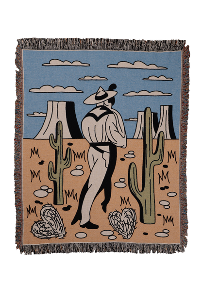 Desert Dance Woven Blanket 50x60 - but.city