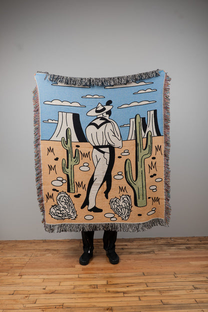 Desert Dance Woven Blanket 50x60 - but.city