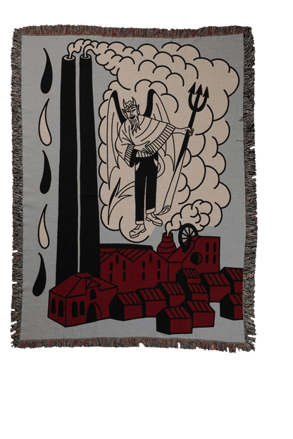 Devil Factory Woven Blanket 80x60 - but.city