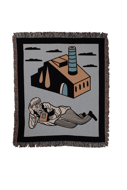 Factory Boy Woven Blanket 50x60 - but.city