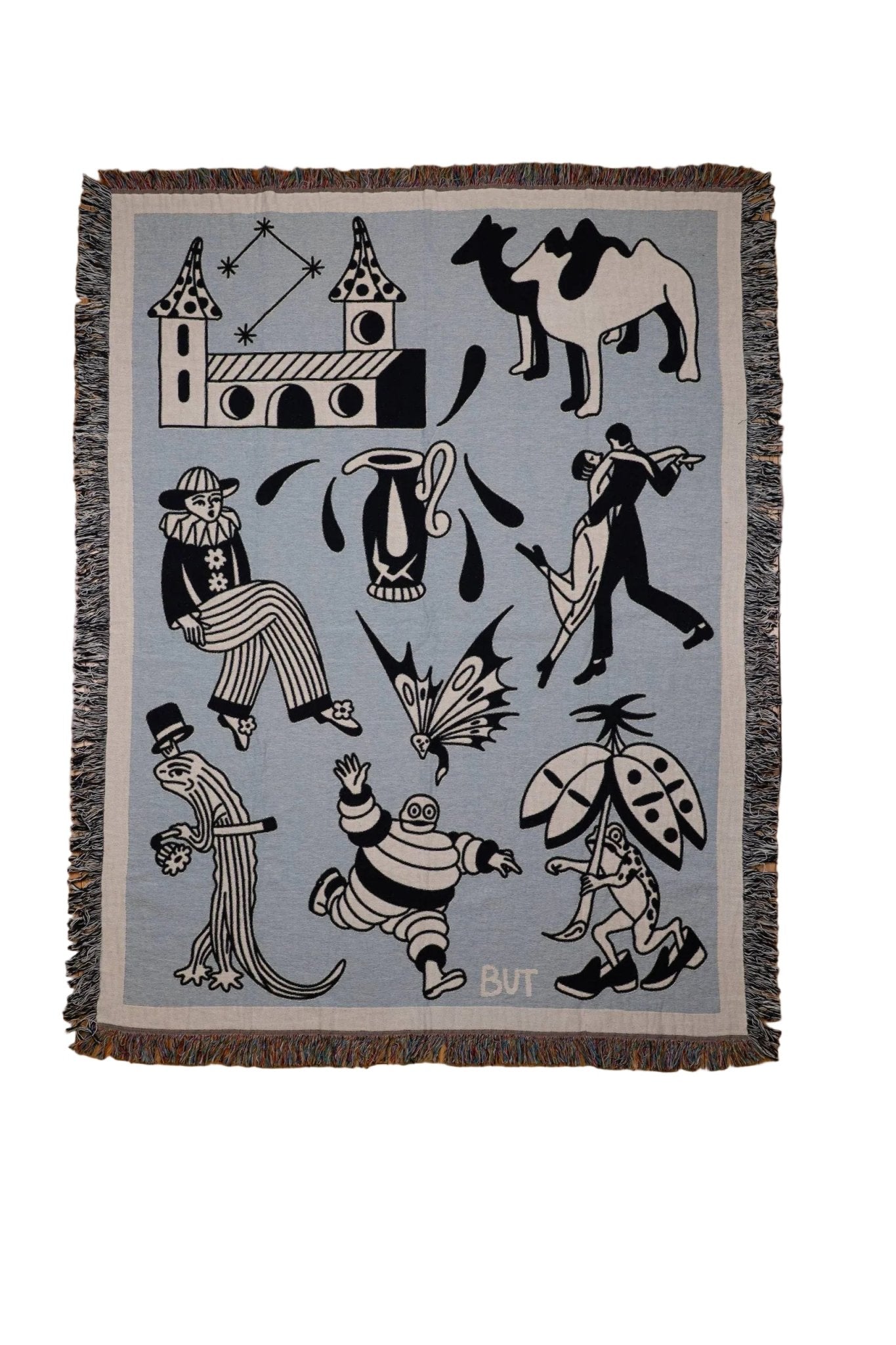 Flash Set 1 (Gray) Woven Blanket 60x80 - but.city