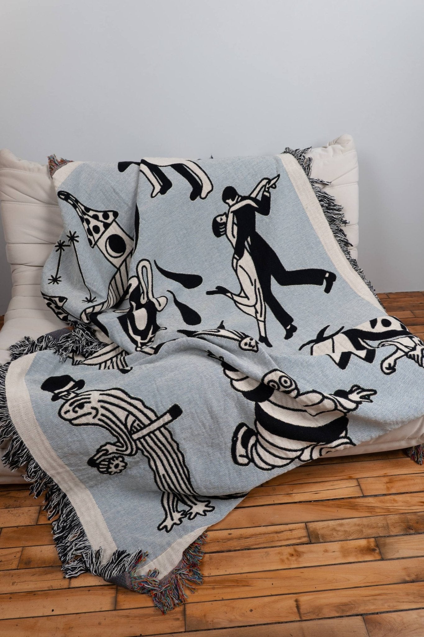 Flash Set 1 (Gray) Woven Blanket 60x80 - but.city
