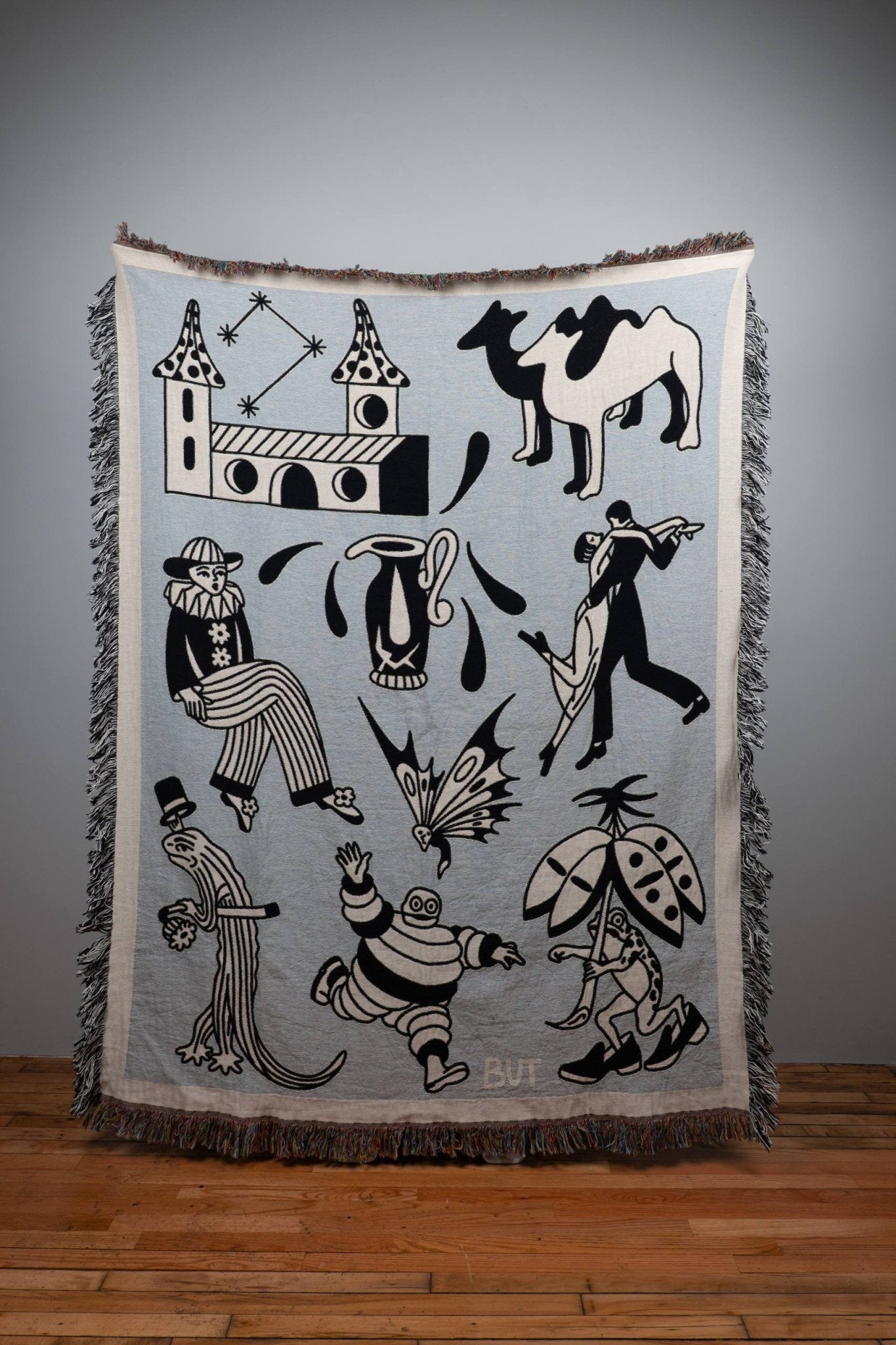 Flash Set 1 (Gray) Woven Blanket 60x80 - but.city
