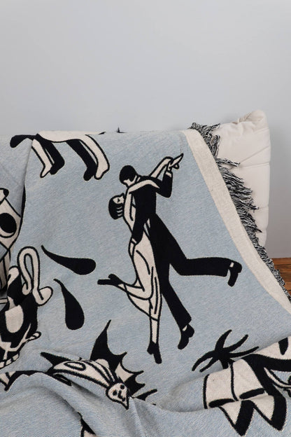 Flash Set 1 (Gray) Woven Blanket 60x80 - but.city