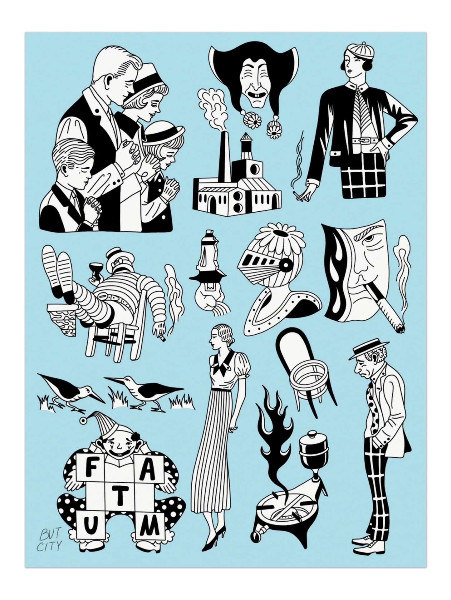 Flash Set 1 Print - 18x24 - but.city