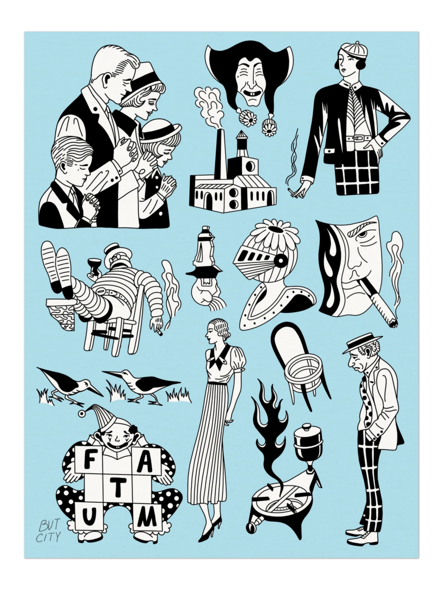 Flash Set 1 Print - 18x24 - but.city
