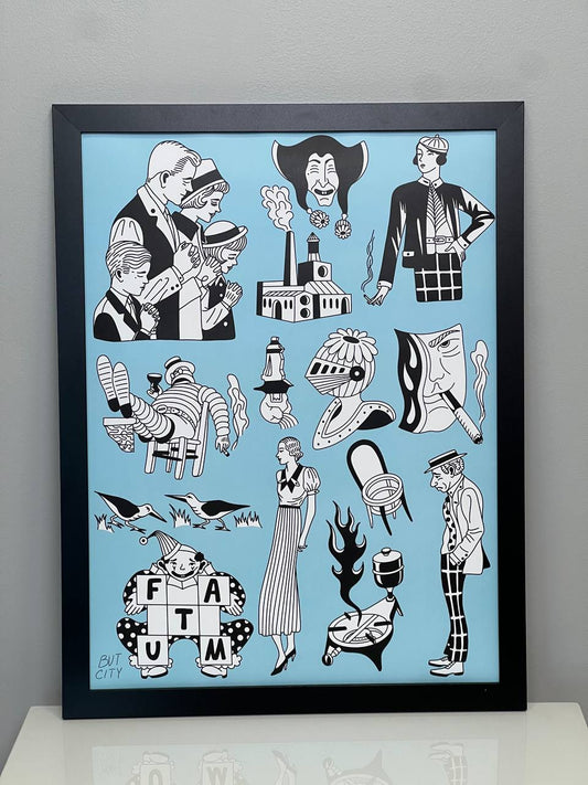 Flash Set 1 Print - 18x24 - but.city