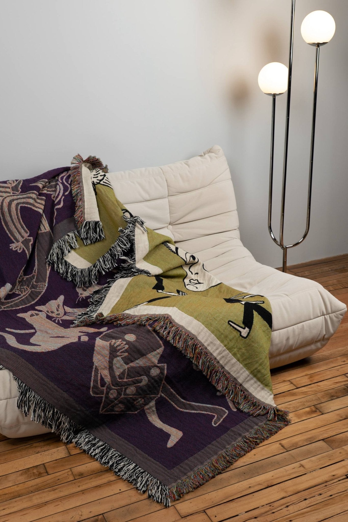 Flash Set 2 Woven Blanket 60x80 - but.city