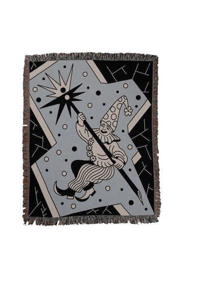 Joker with Star stick Woven Blanket 50x60 - but.city