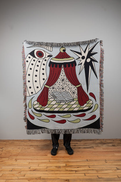 Magic Tent Woven Blanket 50x60 - but.city