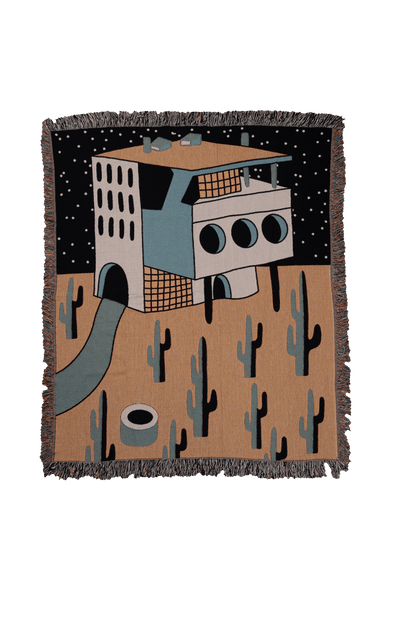 Modern House Woven Blanket 50x60 - but.city