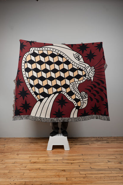 Panther Star Woven Blanket 80x60 - but.city