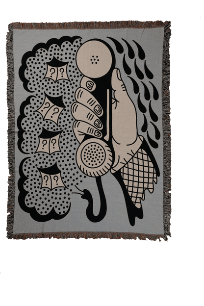 Phone Call Woven Blanket 80x60 - but.city