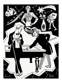 Pool Game Print - 18x24 - but.city
