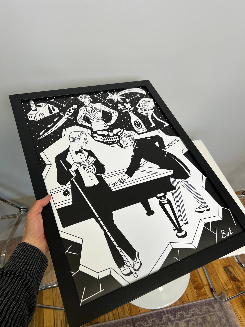 Pool Game Print - 18x24 - but.city