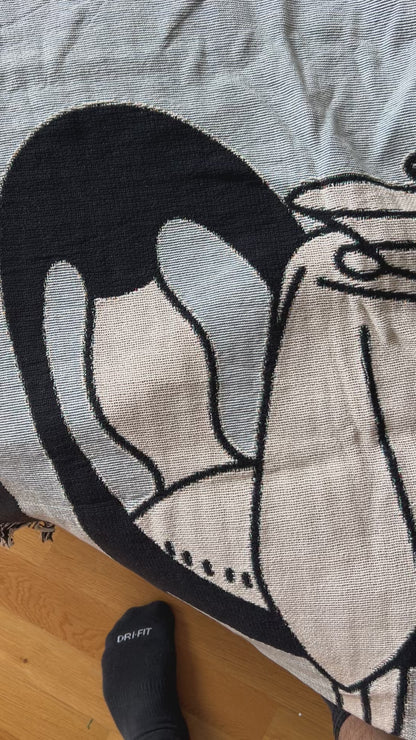 Table for Two Woven Blanket video - but.city
