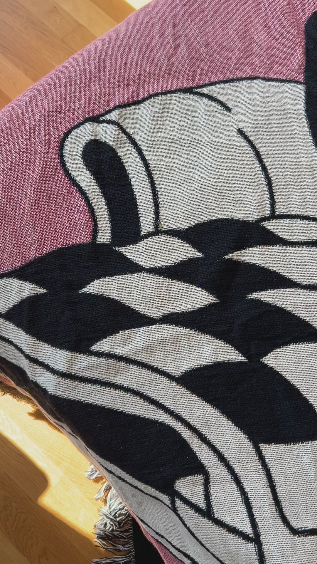 Couch-Sofa Woven Blanket video - but.city