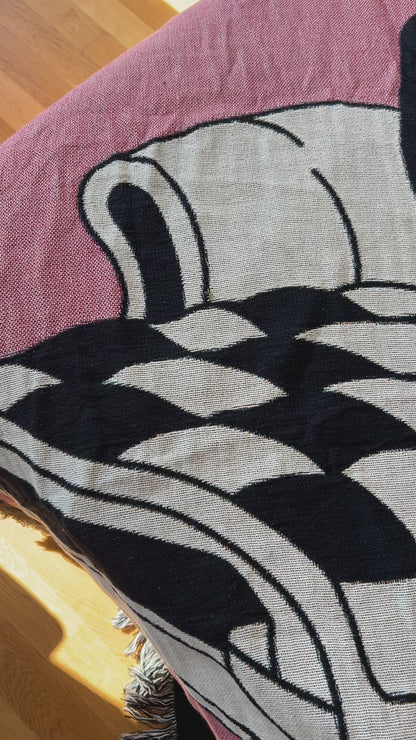 Couch-Sofa Woven Blanket video - but.city