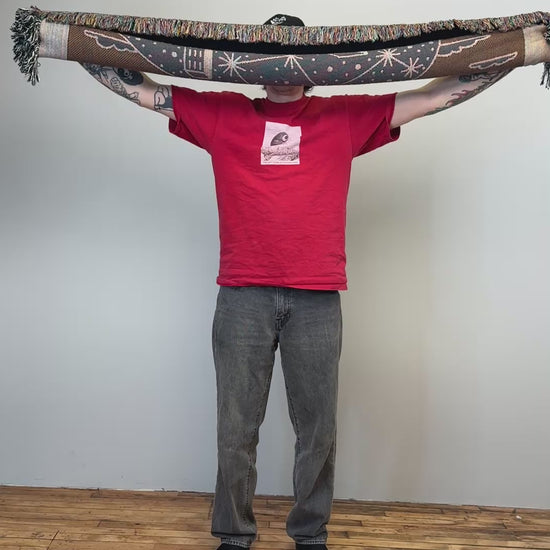 Rabbit City Woven Blanket video - but.city