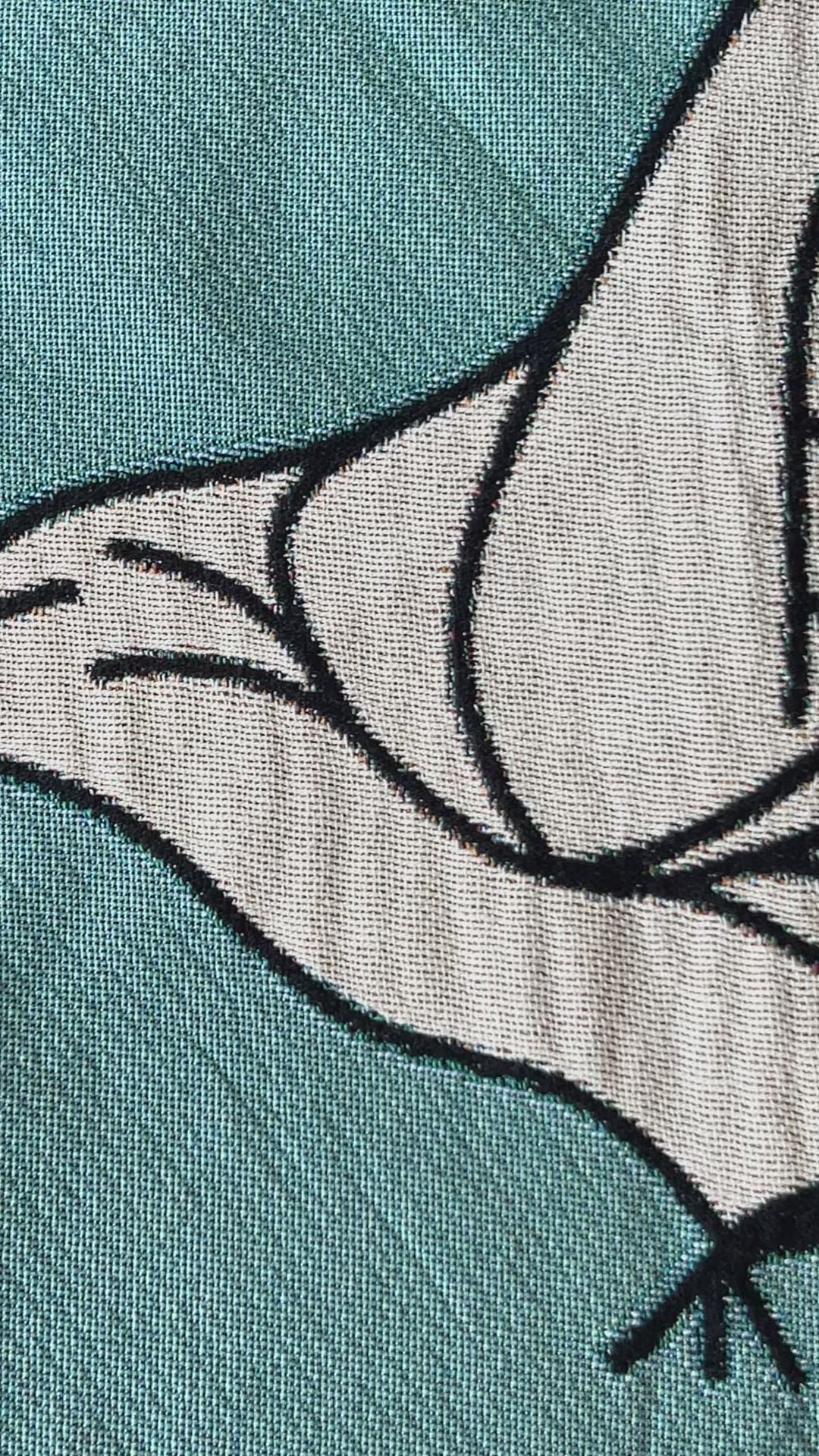 Rest Girl Woven Blanket video - but.city