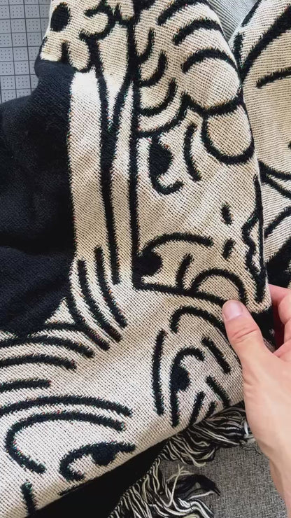 Best Friends Woven Blanket video - but.city