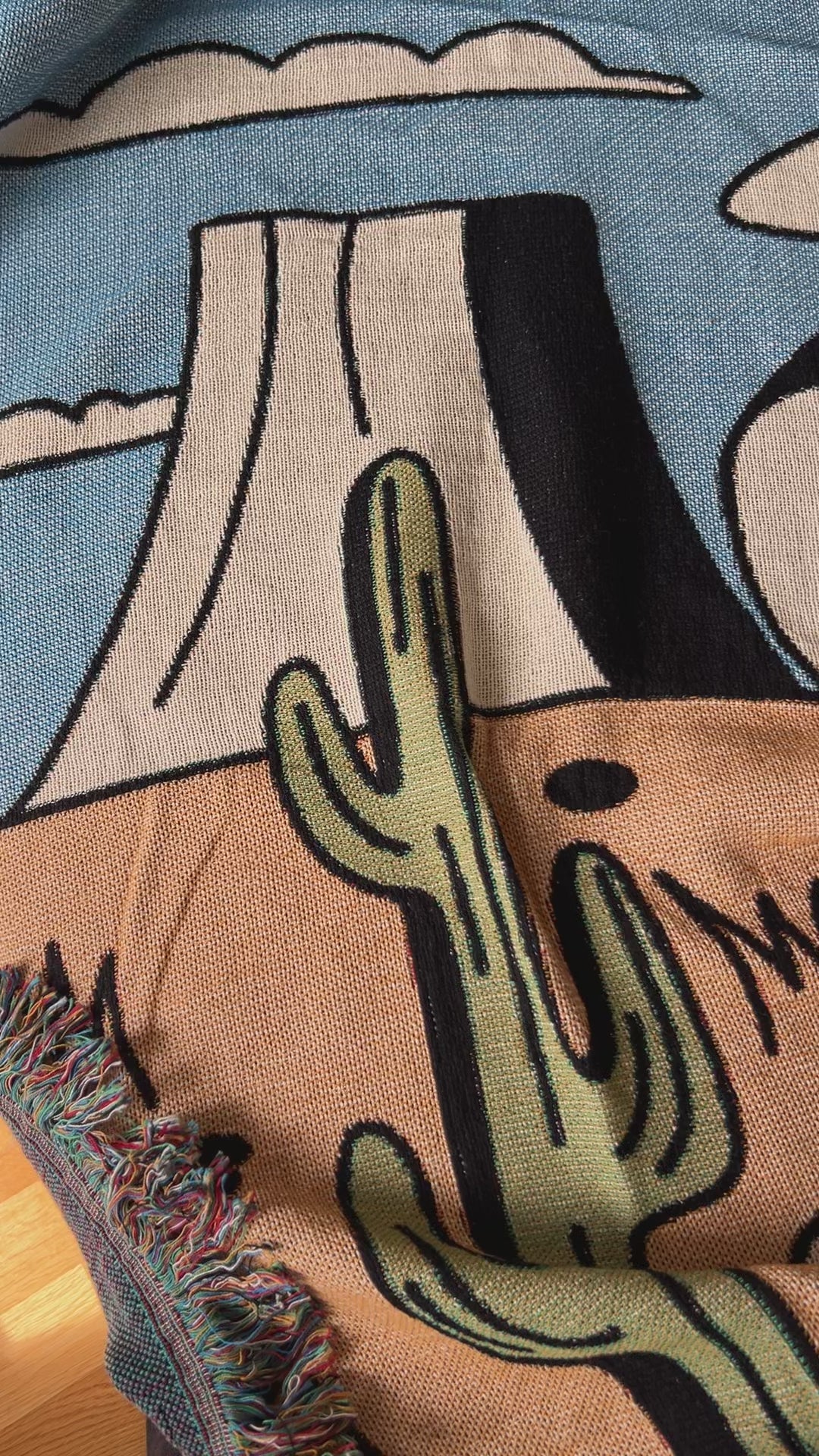Desert Dance Woven Blanket video - but.city