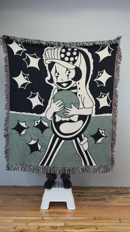 Bowling Woven Blanket video - but.city
