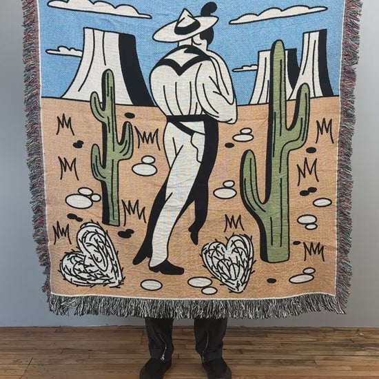 Desert Dance Woven Blanket video - but.city