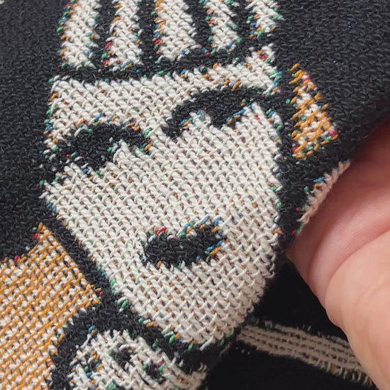 Star Girl Woven Blanket video - but.city