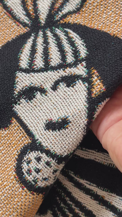 Star Girl Woven Blanket video - but.city
