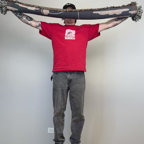 Bee Man Woven Blanket video - but.city