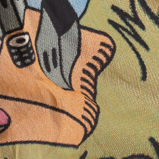 Cheese Townhomes Woven Blanket video - but.city