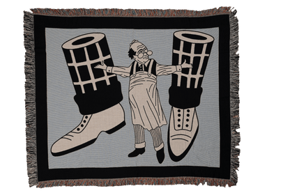 Shoe Man Woven Blanket 50x60 - but.city