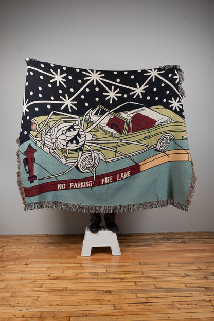 Spider Car Woven Blanket 80x60 - but.city