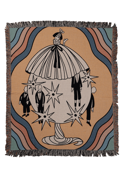 Star Girl Woven Blanket 50x60 - but.city
