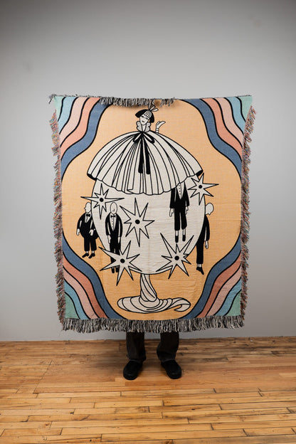 Star Girl Woven Blanket 50x60 - but.city