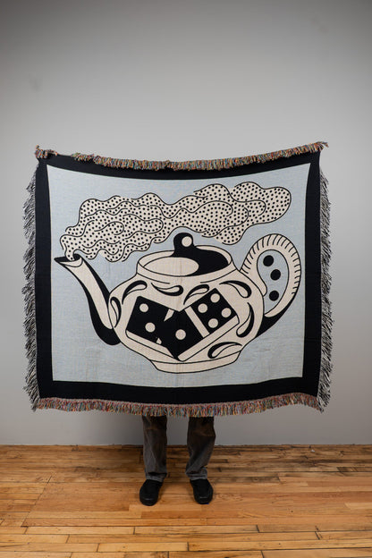 Teapot Woven Blanket 50x60 - but.city