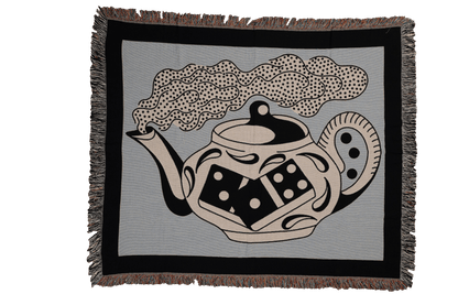 Teapot Woven Blanket 50x60 - but.city