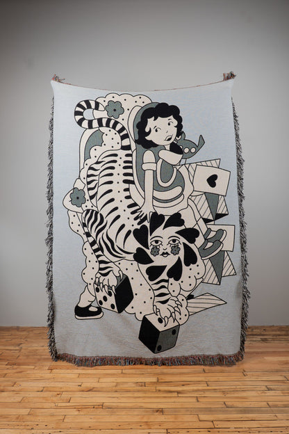 Tiger Shoekids Woven Blanket 80x60 - but.city