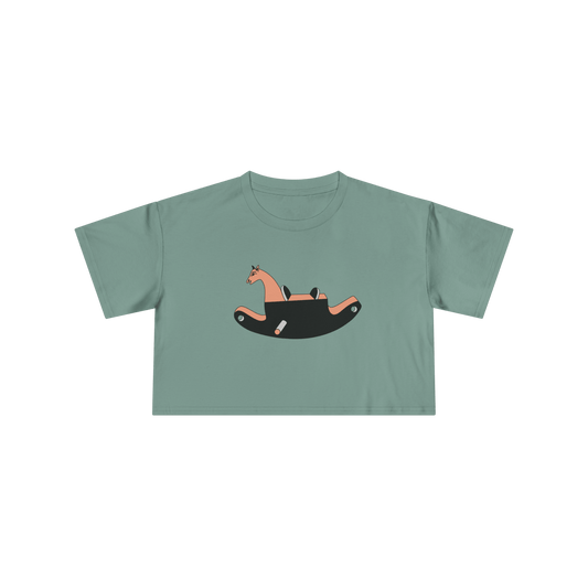 Tiny Ride Crop Top Tee - but.city