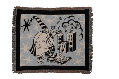Wizard Town Woven Blanket 50x60 - but.city